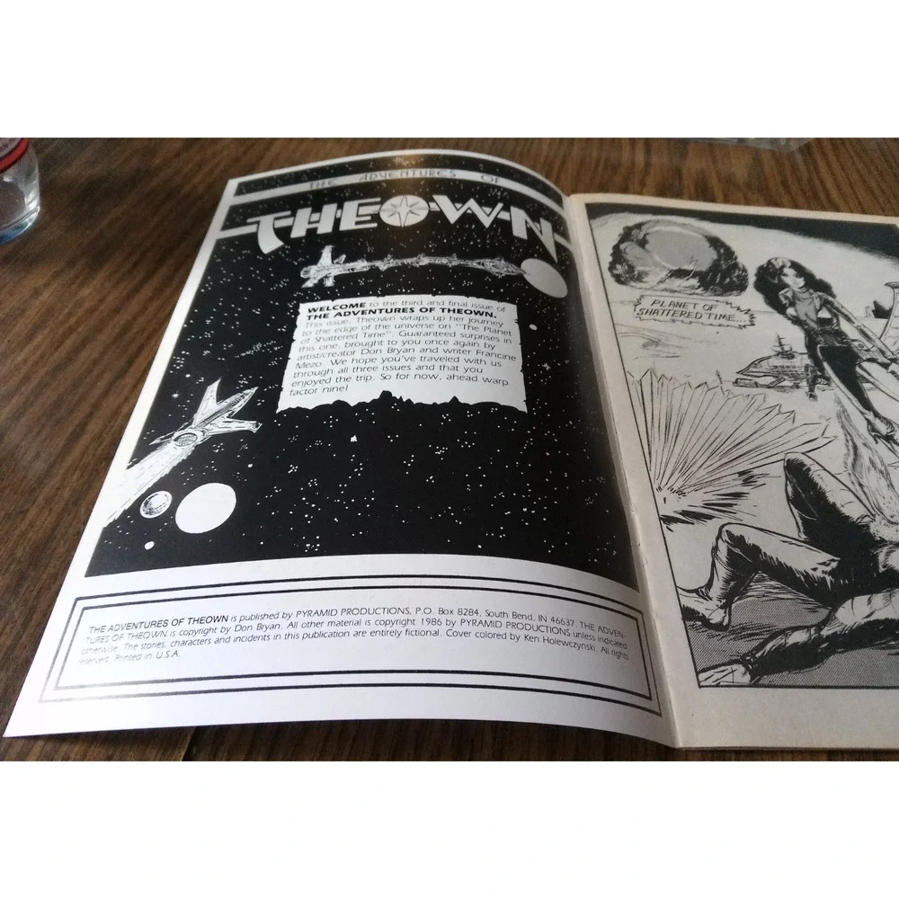 The Adventures Of Theown #1-3 October-December 1986 Pyramid Comics